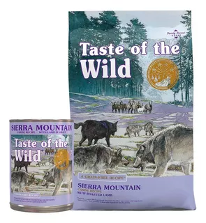 Comida Para Perro Taste Of The Wild Cordero 12.2kg + Pate