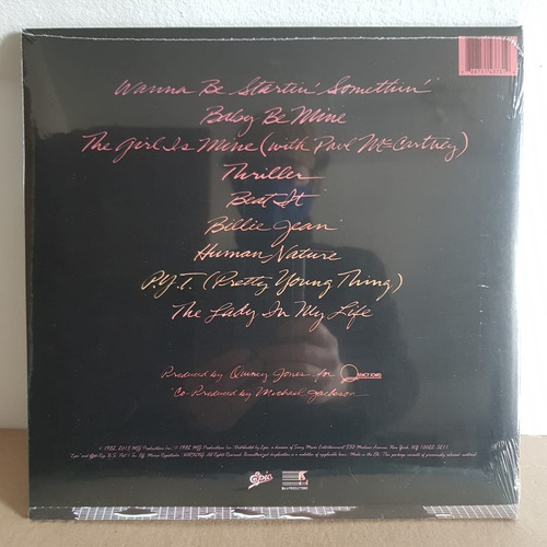 Imagen 2 de 5 de Michael Jackson Thriller Vinilo Nuevo Y Sellado Musicovinyl