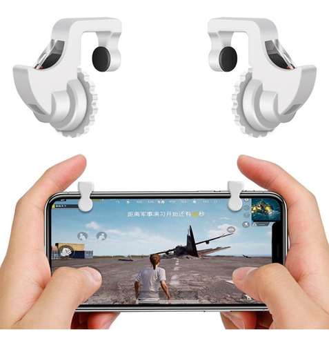 Imagen 4 de 4 de Botones L1r1 Par Gatillos V7.0 Mobile Pubg Apex Zelda Bl