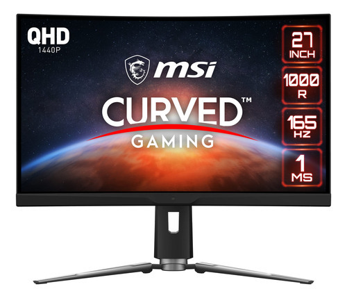 Msi Mpg Artymis 273cqr, Monitor De Juegos De 27 Pulgadas,  . Color Negro