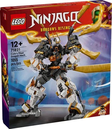 Brinquedo Mecânico Lego Ninjago Cole's Titan Dragon 71821