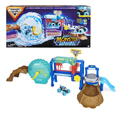 Monster Jam Megalodon Monster Wash Incluye