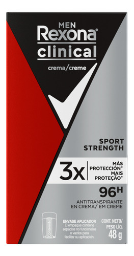 Desodorante Rexona Clinical Sport Stren - GR a $548