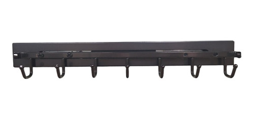 Organizador Rack Cinturones Corredera  7 Ganchos Cobrizado