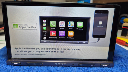 Autoestereopantalla Sony Xav-ax5000 Apple Play Android Auto Negro