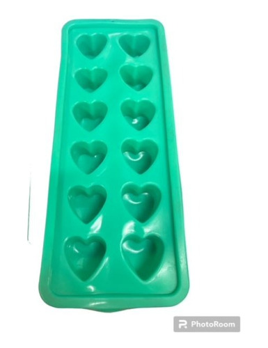 Molde Para Hielo Con Forma De Corazon 12 Cubos