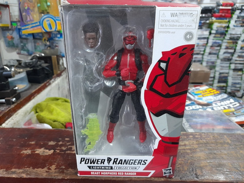 Figura Power Ranger Red Ranger Hasbro Incompleto