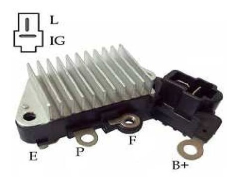 Regulador Voltaje Komatsu 2 Terminales Tipo Denso
