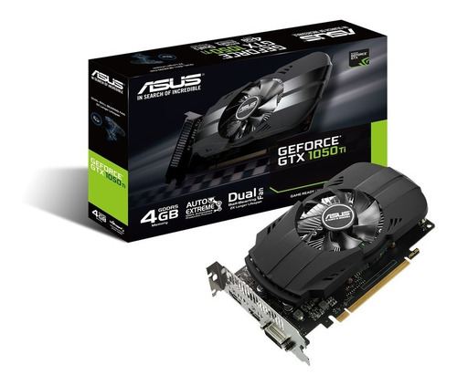 Imagen 1 de 7 de Placa De Video Asus Nvidia Phoenix Gtx 1050 Ti 4gb Gddr5