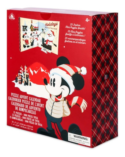 Disney Mickey Mouse Calendario De Adviento De Rompecabezas