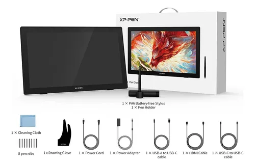 Tableta De Dibujo Con Pantalla Xppen Artist 22 2nd Comput...