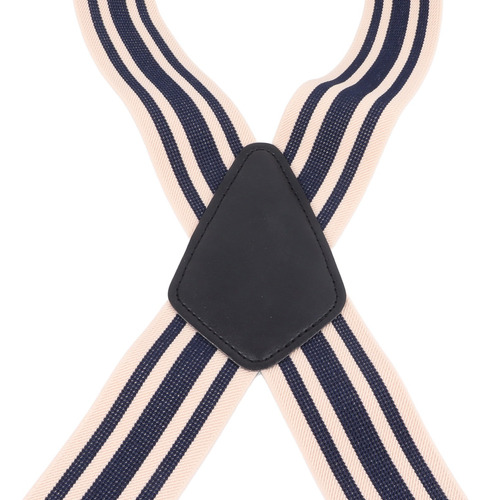 Tirantes Para Hombre Con 4 Clips, Elegantes Rayas, Anchas Y