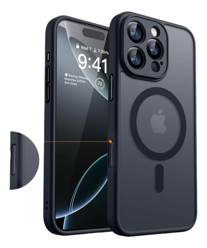 Capa Para iPhone 16/16pro, Macia E Fosca Com Botões Táteis
