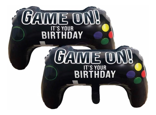 Pack Globo Metálico Fiesta Gamer Epica 3pack