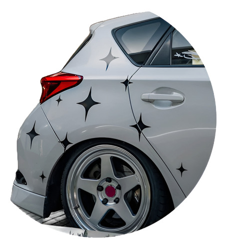 Vinilo Para El Auto Tuning Estrellas Decorativas Calcos