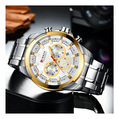 Reloj Curren Krec941902 Plateado Hombre