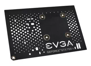 Evga Back Plate Set Para Gtx750ti 100-bp-3751-b9