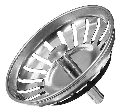 Colador De Fregadero De Cocina Con Mango Y Tapón, 79mm