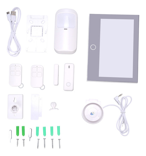 Pantalla De Timbre Con Alarma Inteligente, 2,4 G, Wifi Ty, I