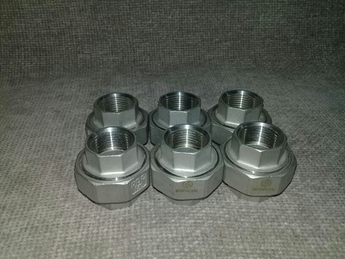 Imagen 3 de 5 de Union Universal 3/4 Acero Inoxidable 304 150 Libras