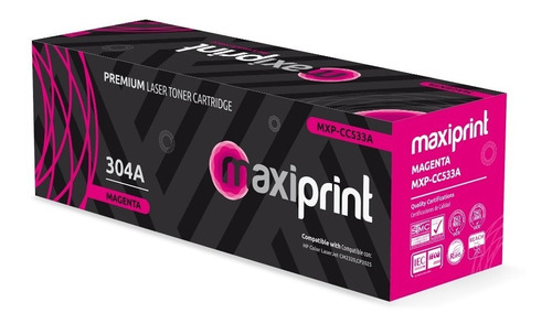 Toner Maxiprint Compatible Hp 304a Magenta (cc533a)