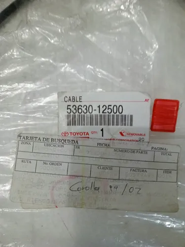 Guaya Capot Corolla 1999 2002