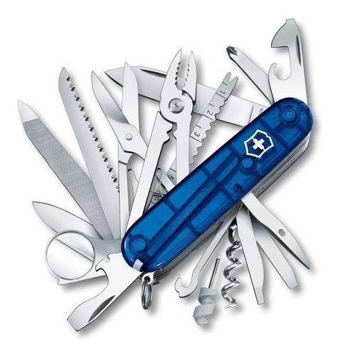 Corta Pluma Victorinox Super Campeon Swiss Champ Azul 23138