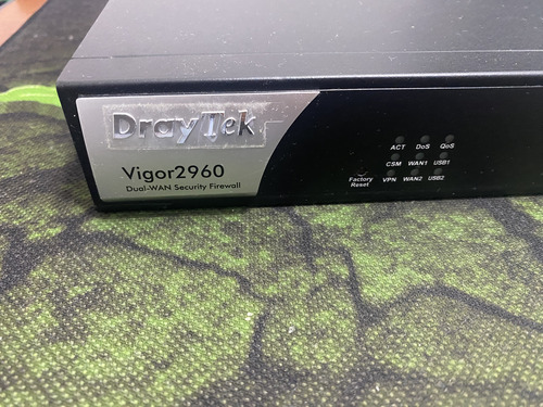 Router Draytek Vigor 2960 - Dual Wan - Vpn (Usado)
