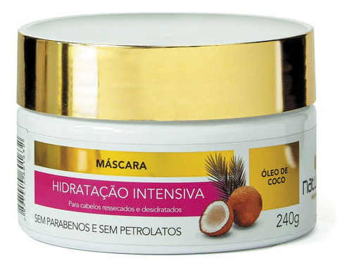 Kit Óleo De Coco 3 Naturrê Shampoo Condicionador E Máscara
