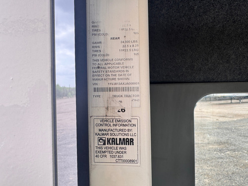 Mula De Patio Jalmar Ottawa Año: 2018 Cummins Gm109093
