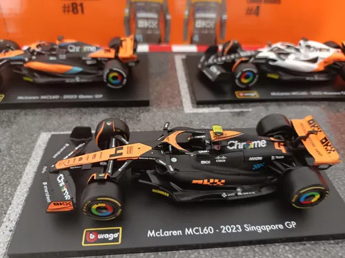 Carros colecionáveis Bburago 6 F1 escala 1:43 Cor Mclaren