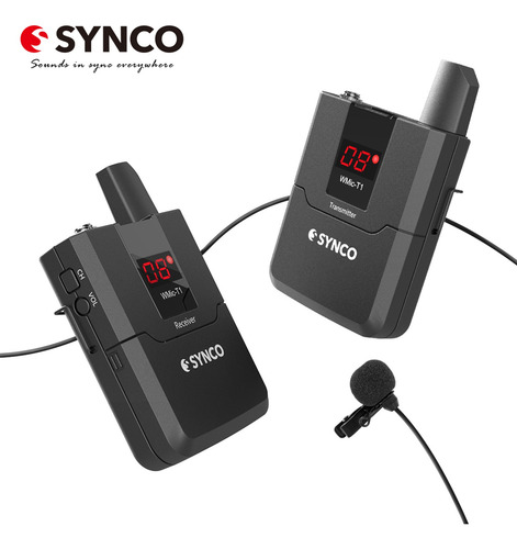 Sistema De Microfone Sem Fio Synco Wmic-t1 Uhf (1 Transmisso