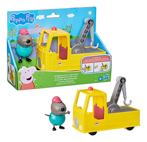 Muñea Peppa Pig El Gran Remolque Del Abuelo Perro