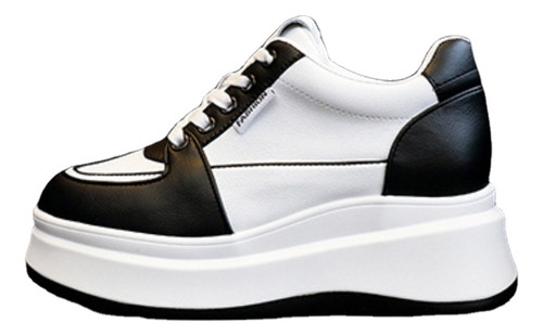 Zapatos De Plataforma Tenis Blancos Mujer Confort Step Antid