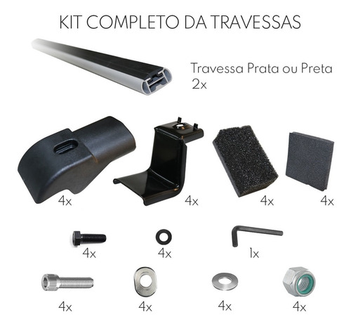 Travessa De Teto Fiat Palio Adventure 1996 A 2008