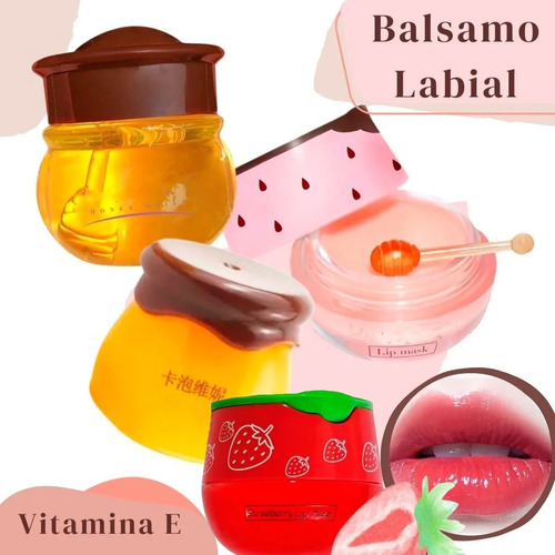 Mascarilla Hidratante Para Labios Crema Vitamina E 