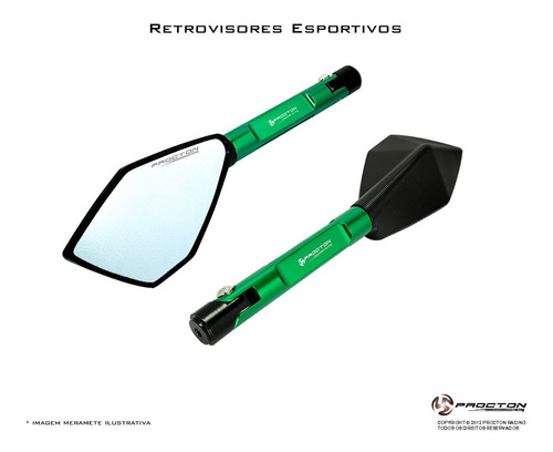 Retrovisor Procton Racing - Yamaha Fazer 250