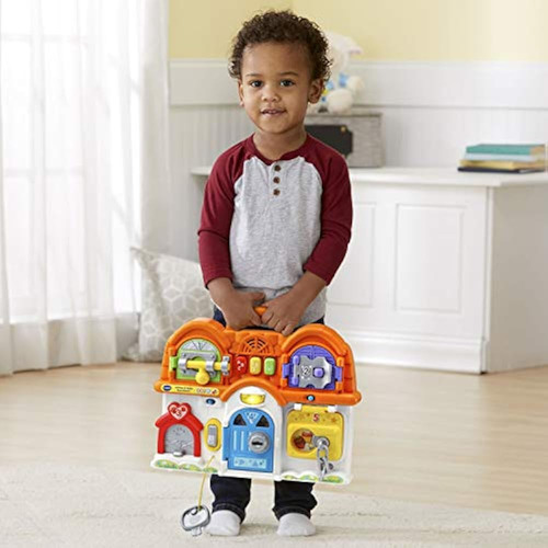 Tablero Ocupado Vtech Con Pestillos Y Puertas Multicolor 12-