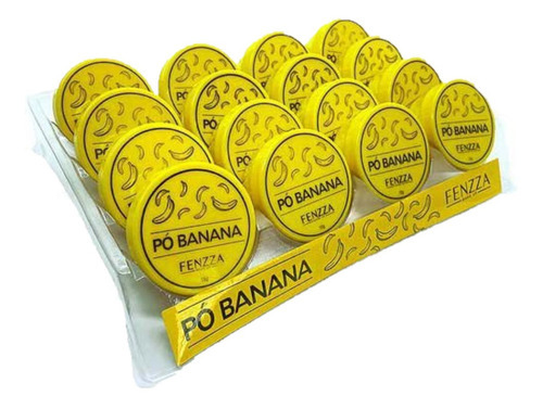 Box C/16 Pó Banana Facial Translucido Fz34014 - Fenzza