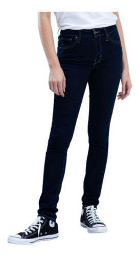 Imagen 3 de 3 de Jean Levi's Mujer 721 High Rise Skinny Azul Marino