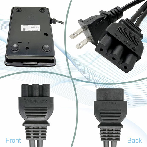 2pcs,control Pedal Para Máquina De Coser Singer + Lámparas