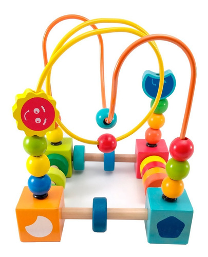 Laberinto 3d Juego Didáctico Madera Niños Montessori Infanti