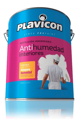 Antihumedad Plavicon 1 Kg Interior Impermeable S/ Húmedo Mm