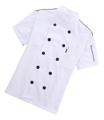 Chaqueta Chef Mujer Manga Corta Cook Chic Cooking Work