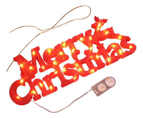 Placa Led De Navidad, Letrero Led De Feliz Navidad, Letreros