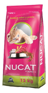 Imagen 1 de 2 de Nucat Croquetas Para Gatos 15 Kg. By Nupec