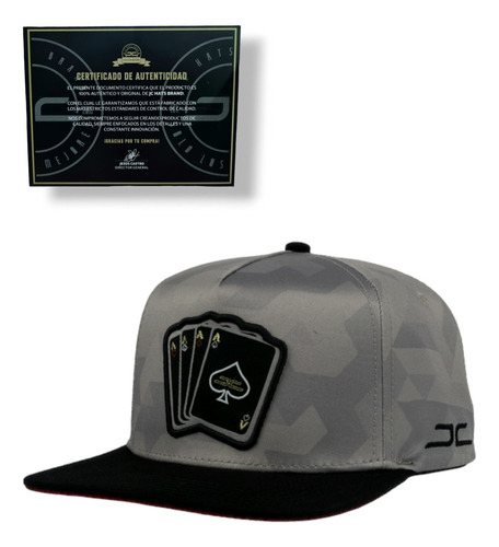 Gorra Jc Hats Poker Camo Grey Gris / Camo Sand 