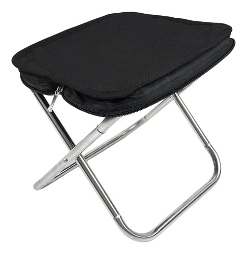 Silla De Camping Ligera Taburete Pequeño Plegable Azul