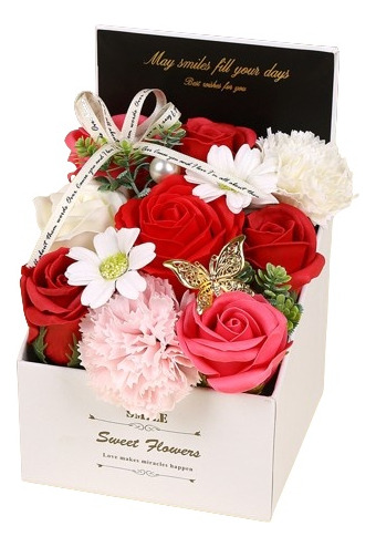 Hermosas Rosas Perfumadas Florales, Jabón De Baño Con Rosa