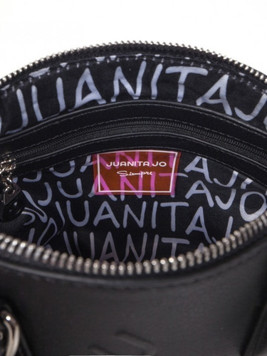 Imagen 6 de 6 de Mini Bag Mujer 11092 Juanita Jo Letras Efecto Cuero